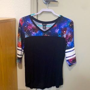 Galaxy sleeve shirt!